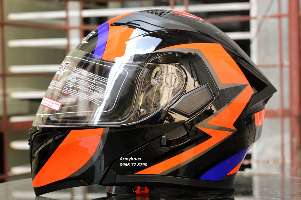 Mũ bảo hiểm fullface lật hàm GXT 2017